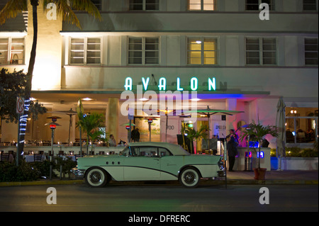 Avalon Hotel am Ocean Drive in Miami Beach Stockfoto