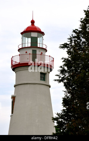 Marblehead Leuchtturm auf dem Eriesee Stockfoto