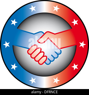 Handshake (Partnership-Konzept) Stockfoto