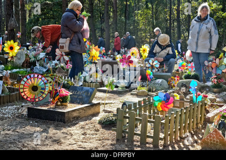 Tierfriedhof - Cmentarz Dla zwierząt Stockfoto