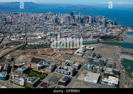 Luftaufnahme Mission Bay San Francisco Kalifornien Stockfoto