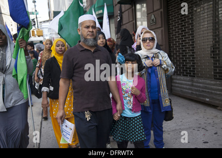 Jährliche muslimischen Day Parade auf Madison Avenue, New York City Stockfoto