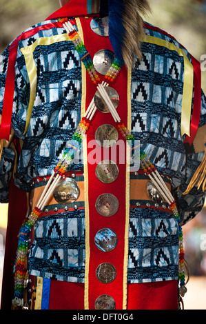 Eine indianische traditionelle Mantel von der Rückseite aus gesehen Stockfoto