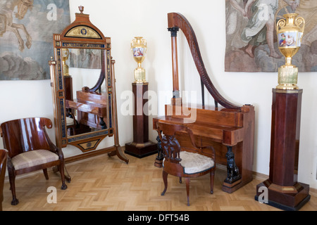 Heinrich-Gambs-Zimmer, ehemaliges Arbeitszimmer oder Boudoir, Winterpalast, Eremitage-Museum, St. Petersburg, Russland Stockfoto