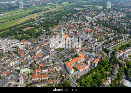 Luftbild, Stadtzentrum, Hamm, Nordrhein-Westfalen, Deutschland Stockfoto