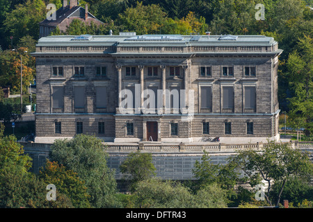 Goethe und Schiller-Archiv, 1896, erste Deutsche Literaturarchiv, Westseite mit ein neues Archiv im folgenden Keller Stockfoto