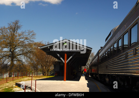 Tennessee Valley Railroad in Chattanooga, Tennessee Stockfoto