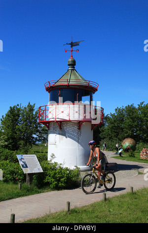 Ranzow Museum-Leuchtturm am Kap Arkona, Insel Rügen, Ostseeküste, Mecklenburg-Western Pomerania, Deutschland Stockfoto