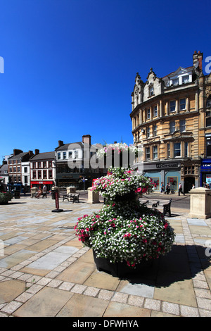 Stadtzentrum Straßenansicht, Northampton Town, Northamptonshire, England; Großbritannien; UK Stockfoto