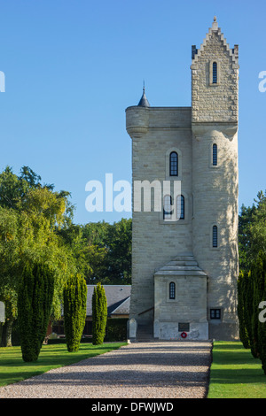 Ulster Turm, irische ersten Weltkrieg ein Denkmal für die Männer der 36. Ulster Division bei Thiepval, Schlacht an der Somme, Frankreich Stockfoto