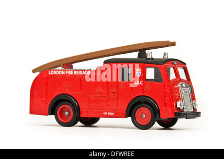 Londoner Feuerwehr Motor Nachbau / Diecast Modell Spielzeug Stockfoto