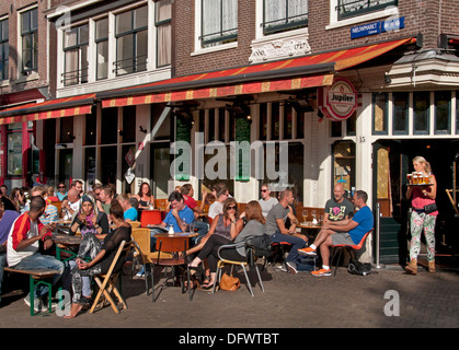 Cafe Fonteyn Nieuwmarkt Amsterdam Bar Pub Niederlande Stockfoto