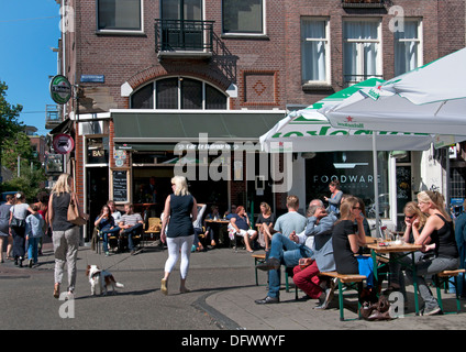 Cafe de Blaffende vis Cafe Barking Fish Westerstraat Jordaan Amsterdam Niederlande Stockfoto