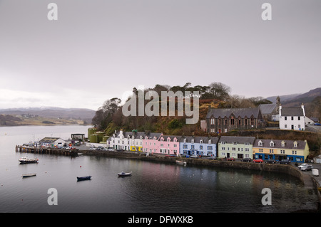 Hafen von Portree, Isle Of Skye, Schottland Stockfoto