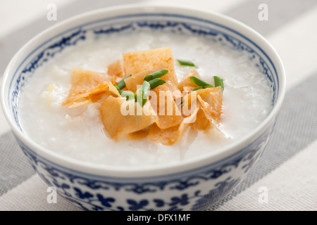 Chinesisches Essen Reisbrei Stockfoto
