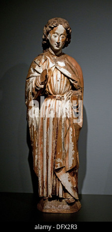 Saint John der Evangelist 1460-1480-Meister der die Statuen der Koudewater Hertogenbosch Niederlande Stockfoto