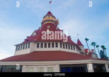 Hotel Del Coronado in San Diego, Kalifornien. Stockfoto