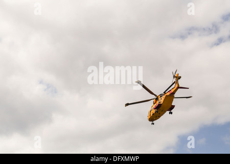 Canadian Forces AgustaWestland CH-149 Cormorant Helikopter hebt ab Stockfoto