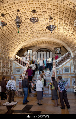 Cagliari Dom Innenraum in Cagliari - Krypta Zentralraum - Sardinien Stockfoto