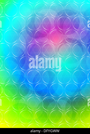 Abstrakten geometrischen Hintergrund mit Kreisen - Eps 10 Stockfoto