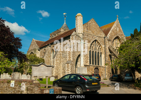 St. Marien Kirche, Roggen, East Sussex, England Stockfoto