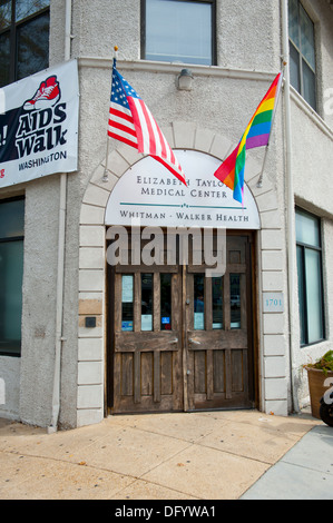 Whitman Walker Health Clinic in Washington DC DC District Of Columbia Elizabeth Taylor Medical Center Non-Profit- Stockfoto