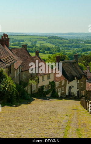 Park-Spaziergang am Shaftesbury, Dorset, England Stockfoto