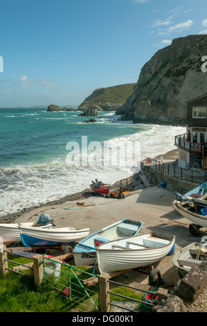 Trevaunance Cove, St. Agnes, Cornwall, England Stockfoto