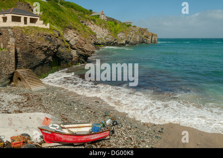 Trevaunance Cove, St. Agnes, Cornwall, England Stockfoto