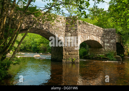 Fingle Bridge, Drewsteignton, Devon, England Stockfoto