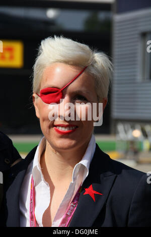 (Datei) Maria De Villota, während des Formel 1 GP in Barcelona am 12. Mai 2013 abgebildet. Stockfoto