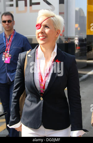 (Datei) Maria De Villota, während des Formel 1 GP in Barcelona am 12. Mai 2013 abgebildet. Stockfoto