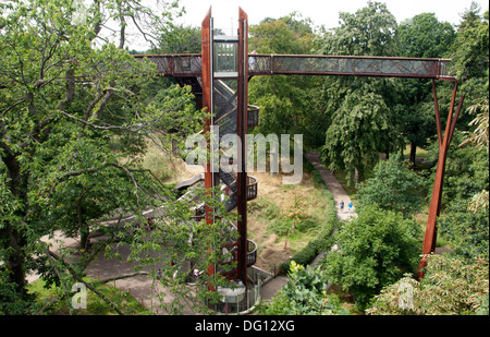 GREATER LONDON; KEW GARDENS; XSTRATA; TREETOP WALKWAY Stockfoto