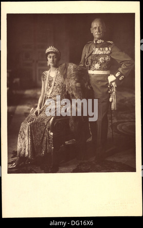 AK Kronprinz Rupprecht von Bayern Mit Gemahlin Antonia von Luxemburg; Stockfoto