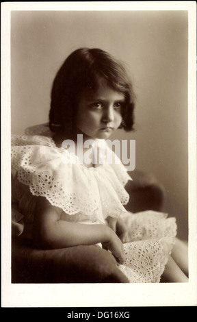 AK Prinzessin Editha Marie Gabrielle von Bayern, Junge Jahre; Stockfoto