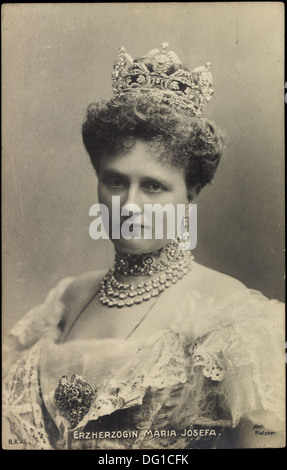 AK Erzherzogin Maria Josefa von Österreich, BKWI; Stockfoto