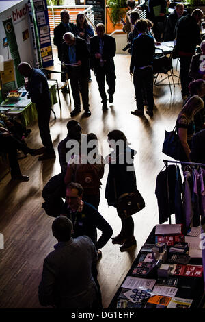 Aberystwyth Wales UK, 11. Oktober 2013 Plaid Cymru jährliche Parteitag Aberystwyth UK Credit: Keith Morris/Alamy Live-Nachrichten Stockfoto