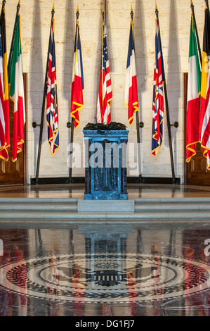 Altar in der Kapelle der erste Welt Krieg ein Meuse-Argonne amerikanischen Friedhof und Denkmal, Romagne-Sous-Montfaucon, Frankreich Stockfoto