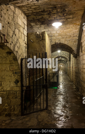 Flur im ersten Weltkrieg eine Fort de Vaux bei Vaux Devant Damloup, Lorraine, WW1 Schlacht von Verdun, Frankreich Stockfoto