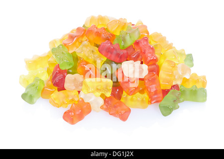 Gummibärchen Bonbons heap Stockfoto