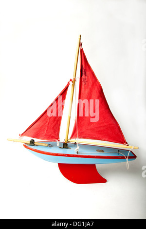 Spielzeug-yacht Stockfoto
