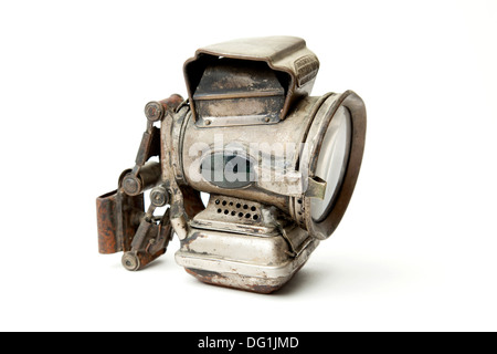 Lucas Silver King der alten Straße Fahrrad Lampe Stockfoto