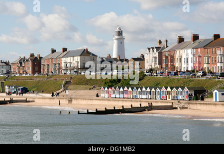 Strandpromenade vom Pier Southwold Suffolk England UK Stockfoto