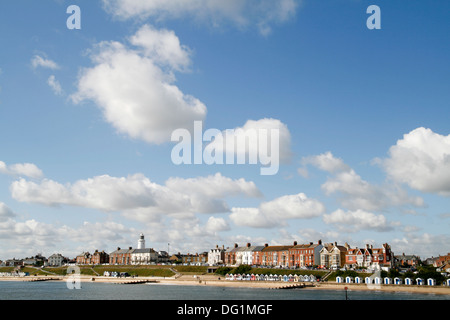 Strandpromenade vom Pier Southwold Suffolk England UK Stockfoto