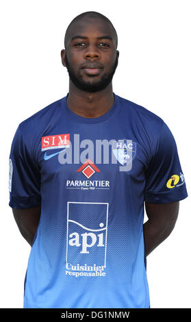 Le Havre, Frankreich. 7. Oktober 2013. Französischen Liga 1 Team Le Harve, offizielle Portrait-Fotos für die Saison 2013 / 14. Malamine Diarra © Aktion Plus Sport/Alamy Live-Nachrichten Stockfoto