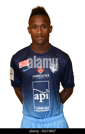 Le Havre, Frankreich. 7. Oktober 2013. Französischen Liga 1 Team Le Harve, offizielle Portrait-Fotos für die Saison 2013 / 14. Stephane VALCY © Aktion Plus Sport/Alamy Live-Nachrichten Stockfoto