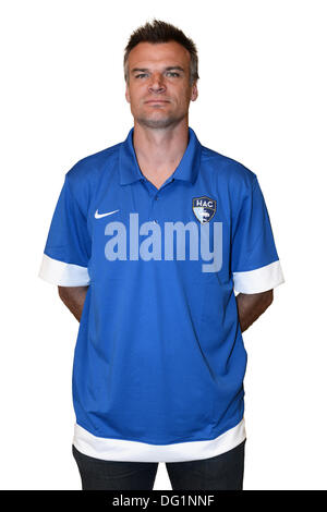 Le Havre, Frankreich. 7. Oktober 2013. Französischen Liga 1 Team Le Harve, offizielle Portrait-Fotos für die Saison 2013 / 14. Christophe DELMOTTE © Aktion Plus Sport/Alamy Live-Nachrichten Stockfoto