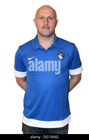 Le Havre, Frankreich. 7. Oktober 2013. Französischen Liga 1 Team Le Harve, offizielle Portrait-Fotos für die Saison 2013 / 14. François Seguin © Aktion Plus Sport/Alamy Live-Nachrichten Stockfoto