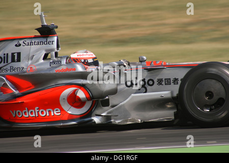 Heikki Kovalainen (McLaren) während der Formel 1 Tests am Hockenheimring in Deutschland am 8. Juli 2008 Stockfoto