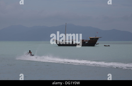 Bobhut Strand, Fischerdorf, Koh Samui, Thailand Stockfoto